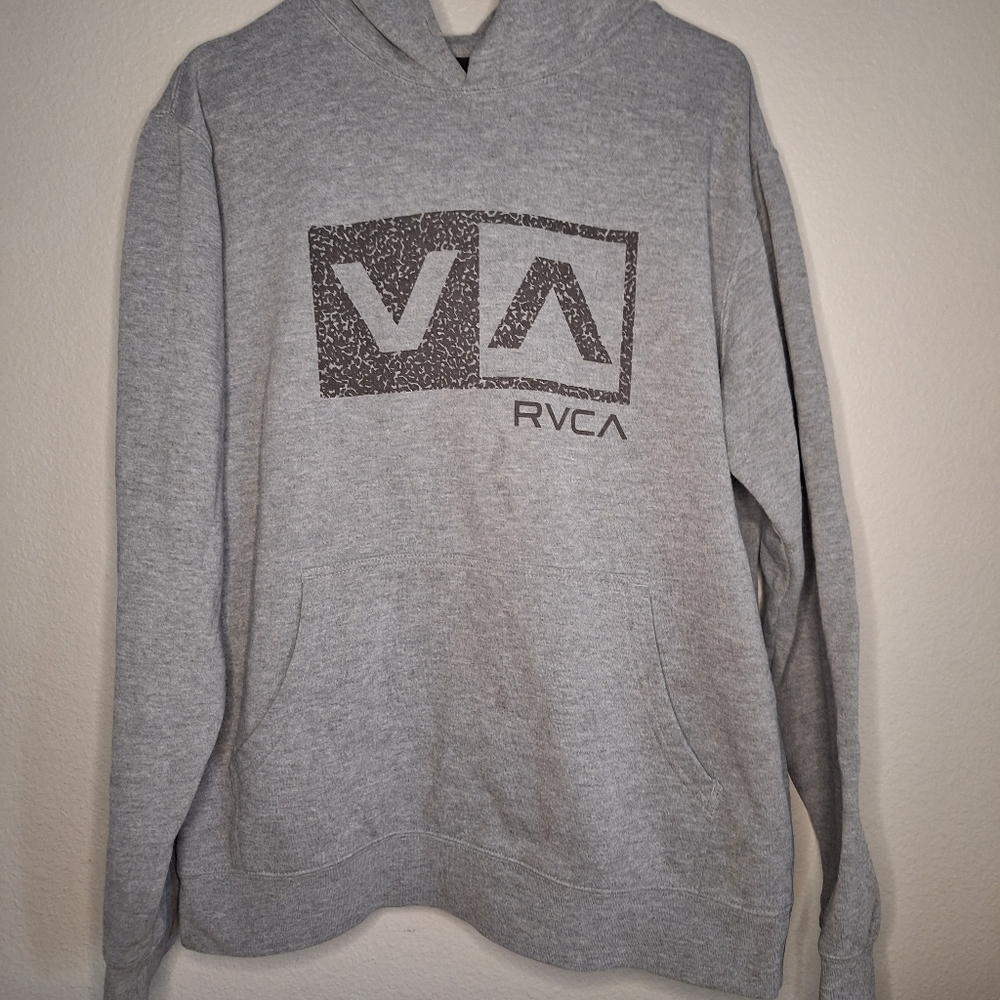 RVCA Grey Hoodie Size Medium